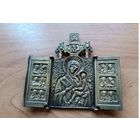 Складень  Богоматерь не с младенцем.Размер 12х10см. послевоенная. торг