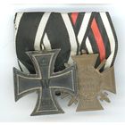 Крест 2-го класса 1914+Гинденбург на колодке