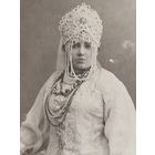Минск, фот.Миранский.Актриса в театральной одежде.Сохран и размер на фото
