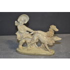 Статуэтка Девочка с борзыми