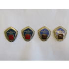 С рубля. Набор значков. "За безаварийную работу ММФ". Министерство морского флота СССР. м