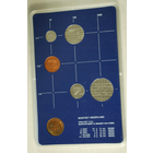 Нидерланды, годовой набор монет (Голландия) 1986 год, 5+10+25 центов 1+2,5 гульдена + жетон UNC.