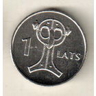 Латвия 1 лат 2007 Сова
