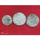 Три старые монеты(серебро)