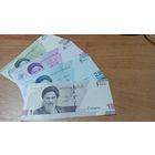 Набор 1,2,5,10 тумана (10000,20000,50000,100000 риал) Иран обр. 2022 г. UNC