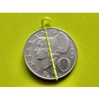 Австрия. 10 шиллингов 1990. Брак, разворот (поворот). Торг.