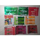 Вкладыши-обертки от жвачки.