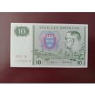 Швеция 10 крон 1971 UNC