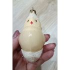 Елочные игрушки, стекло, голубь, птичка