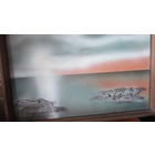 Картина фактурная "Заходящий луч"