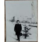 Фото на набережной Свислочи. Минск. 1970-е. 9х12 см.