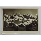 Открытка "Заседание со Сталиным". 50-е года. ГДР.