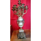 Канделябр на 7 свечей. высота 65см, ш25см, диаметр под свечу 2.5см. тяжелый, кг 10