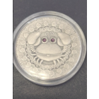 Знаки Зодиака Рак 20 рублей. СЕРЕБРО. С РУБЛЯ!