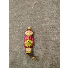 Все лоты с 1 Рубля. Елочная игрушка СССР. Девочка Редиска из набора "Приключения Чипалино". КАТАЛОГ.