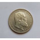 3 марки 1909 г.900 пр., Вюртемберг. Германская .
