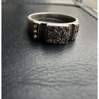 Кольцо. Серебро 925 с камнями в квадрате
