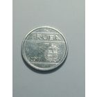 Аруба 25 центов 2018 года .