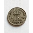 Великобритания 6 пенсов 1948
