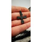 Крест Мстиславского типа большой, редкий 14 век , не чистился !