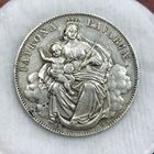 С рубля без мц! 2 Гульдена 1868 Бавария патрона серебро