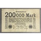 Банкнота 200000 марок 1923 год. Веймарская республика