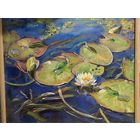 "Кувшинки" живопись маслом 50х60 см