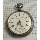 Часы карманные . Механика . Серебро 800 проба . Идут