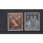 Самоа Западное 1953 ** Коронация, серия 2 марки