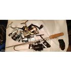 Катушки на запчасти все одним лотом. Багорик в подарок.