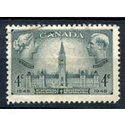 Британские колонии - Канада - 1948г. - 100 лет самоуправления - 1 марка - полная серия, гашёная [Mi 247]. #3-WB-100-A-1