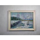 Картина " Снега тают. Март"