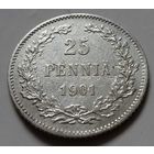 25 пенни 1901 г., L  серебро