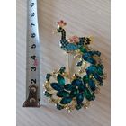 Брошь павлин