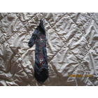 Винтажный галстук  с вышивкой