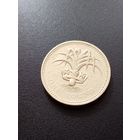 Великобритания 1 фунт 1990 г.
