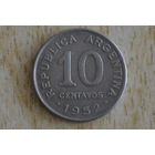 Аргентина 10 сентаво 1952
