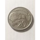 Новая Зеландия 20 центов 1975