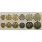 Казахстан. набор 6 монет 1, 5, 10, 20, 50, 100 тенге 2019 год