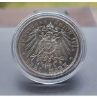 Германия (Анхальт-Дессау), 3 марки 1914 г., KM#30 (Ag900, 25-я годовщина свадьбы Фридриха II и Марии Баденской), AU