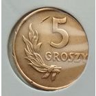 Польша 5 грошей 1949 г. В холдере