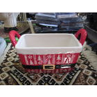 Корзинка фарфоровая 12х22х11 см.