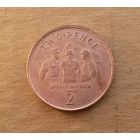 Гибралтар, 2 пенса 2010 г., Елизавета II (1952-2022)