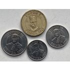 Тонга 10, 20, 50 сенити, 1 паанга 2015 г. Набор 4 монеты