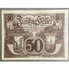 Нотгельд Австрия Линс, 50 геллеров 1920 год