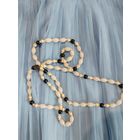 Бусы длинные натуральный камень, СССР длина 50 см. Аукцион 7 дней