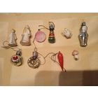 Ёлочные игрушки СССР набор Малютка 10 штук ЛОТОМ