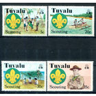 Тувалу - 1977г. - скауты - 4 марки - полная серия, MNH [Mi 50-53]. #3-WB-Z-1-20