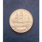 2 злотых 1936 кораблик