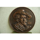Панно , барельеф  ( БОЛЬШОЕ ) медное    ( диаметр 52 см )